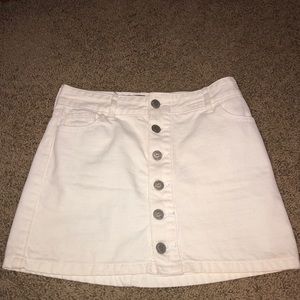 American eagle jean skirt